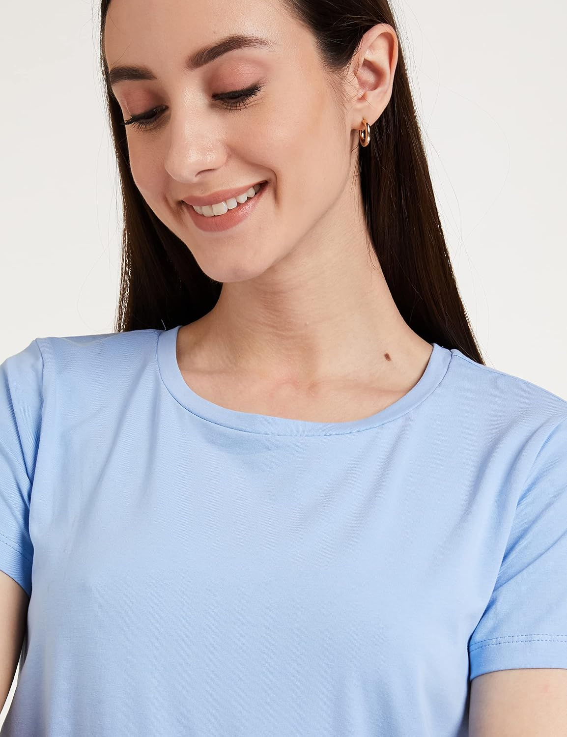 Symbol Women's Sleeveless Cotton Round-Neck T-Shirts - Pack of 3 - Image 11
