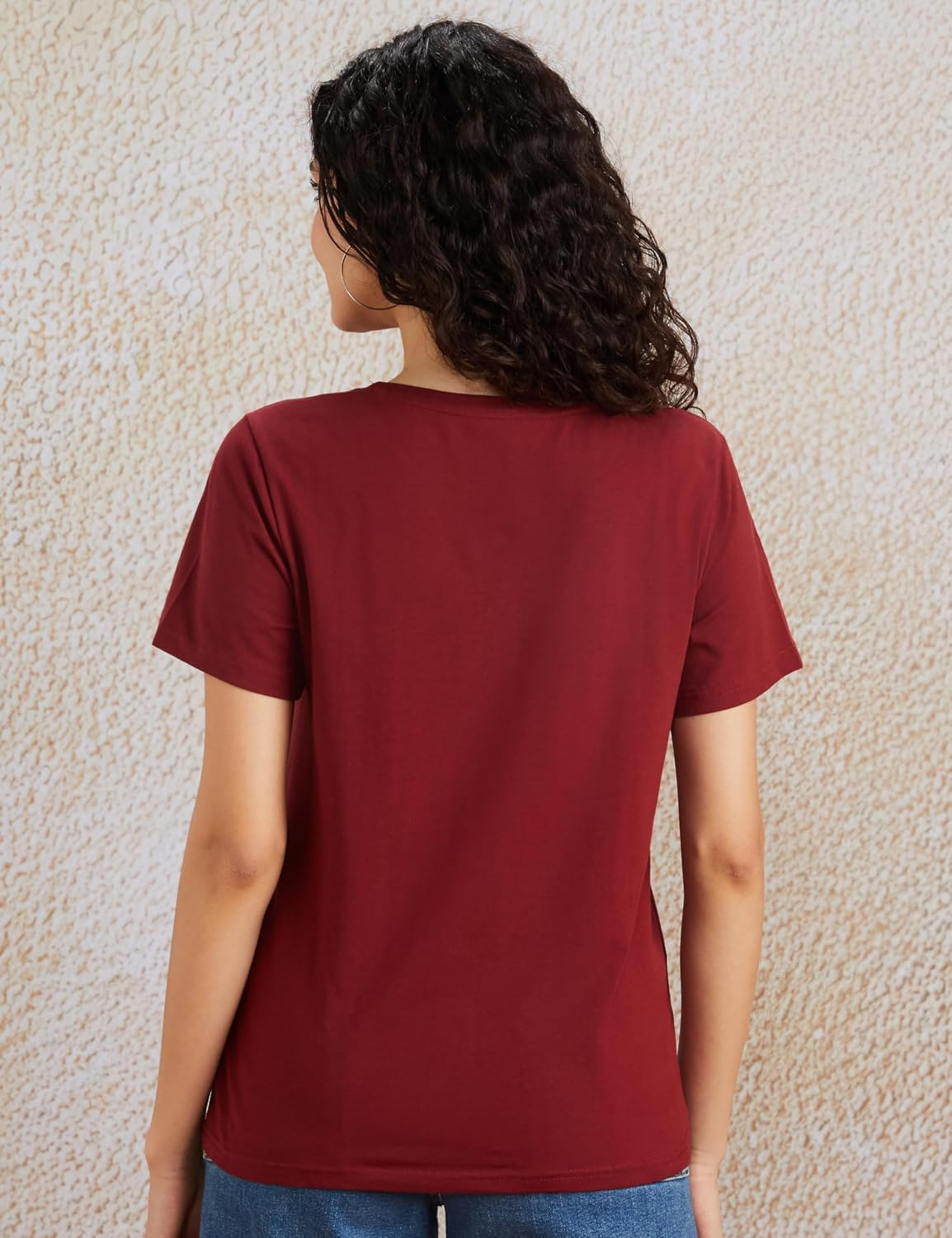 Symbol Women's Sleeveless Cotton Round-Neck T-Shirts - Pack of 3 - Image 38