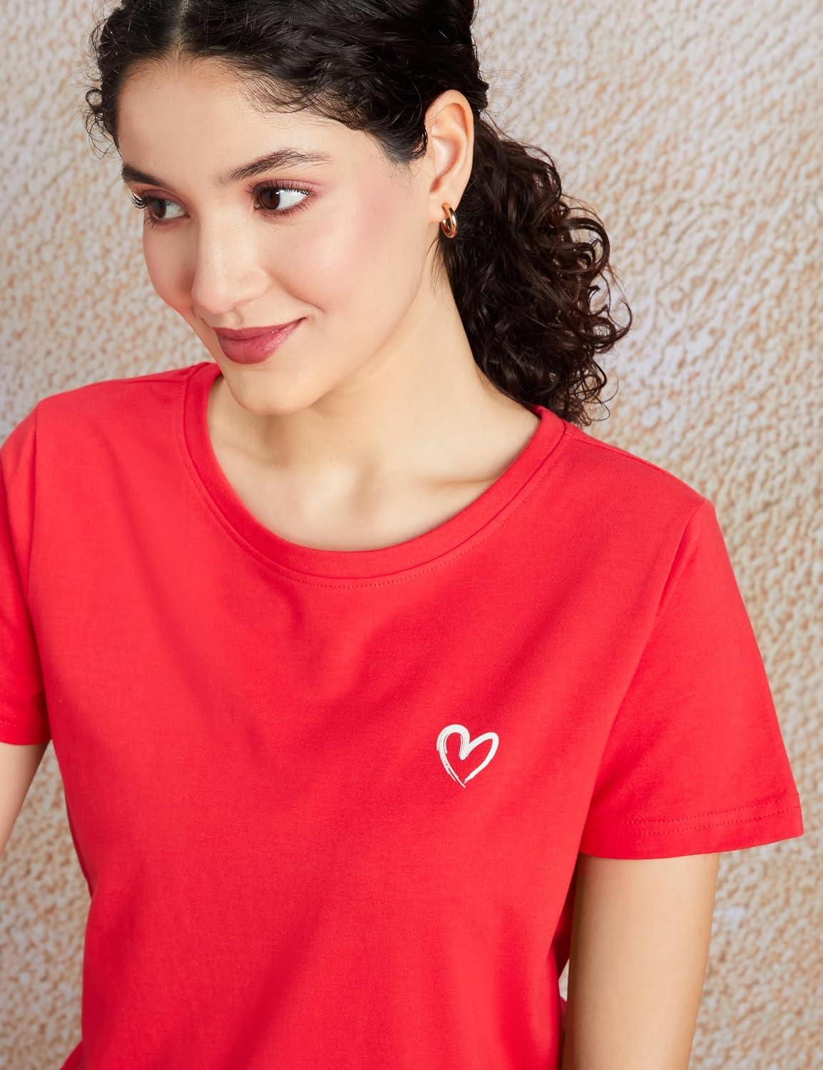 Symbol Women's Sleeveless Cotton Round-Neck T-Shirts - Pack of 3 - Image 47