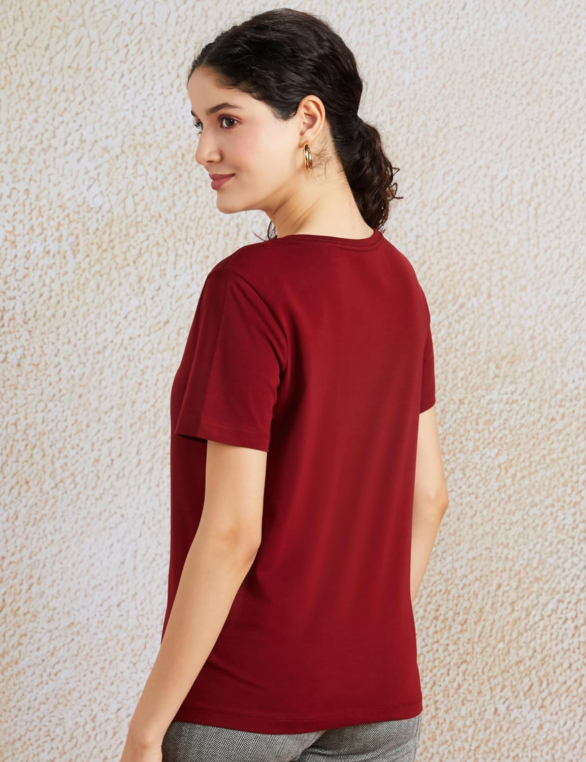 Symbol Women's Sleeveless Cotton Round-Neck T-Shirts - Pack of 3 - Image 58