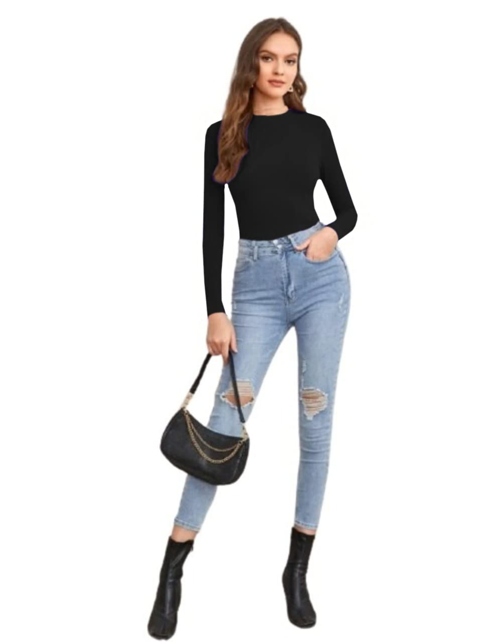Dream Beauty Fashion Women's Long-Sleeve Round-Neck Top - Image 4