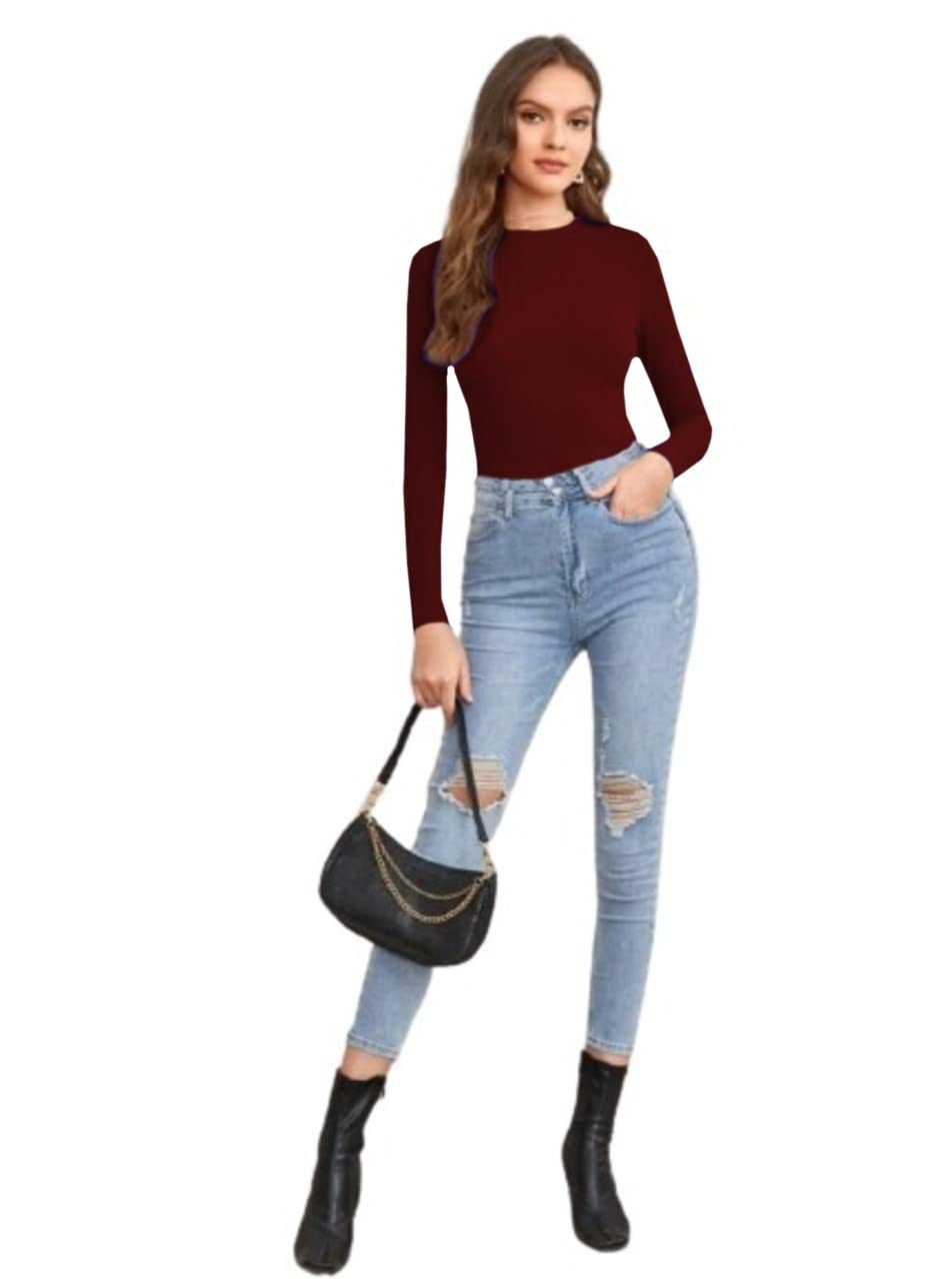 Dream Beauty Fashion Women's Long-Sleeve Round-Neck Top - Image 28