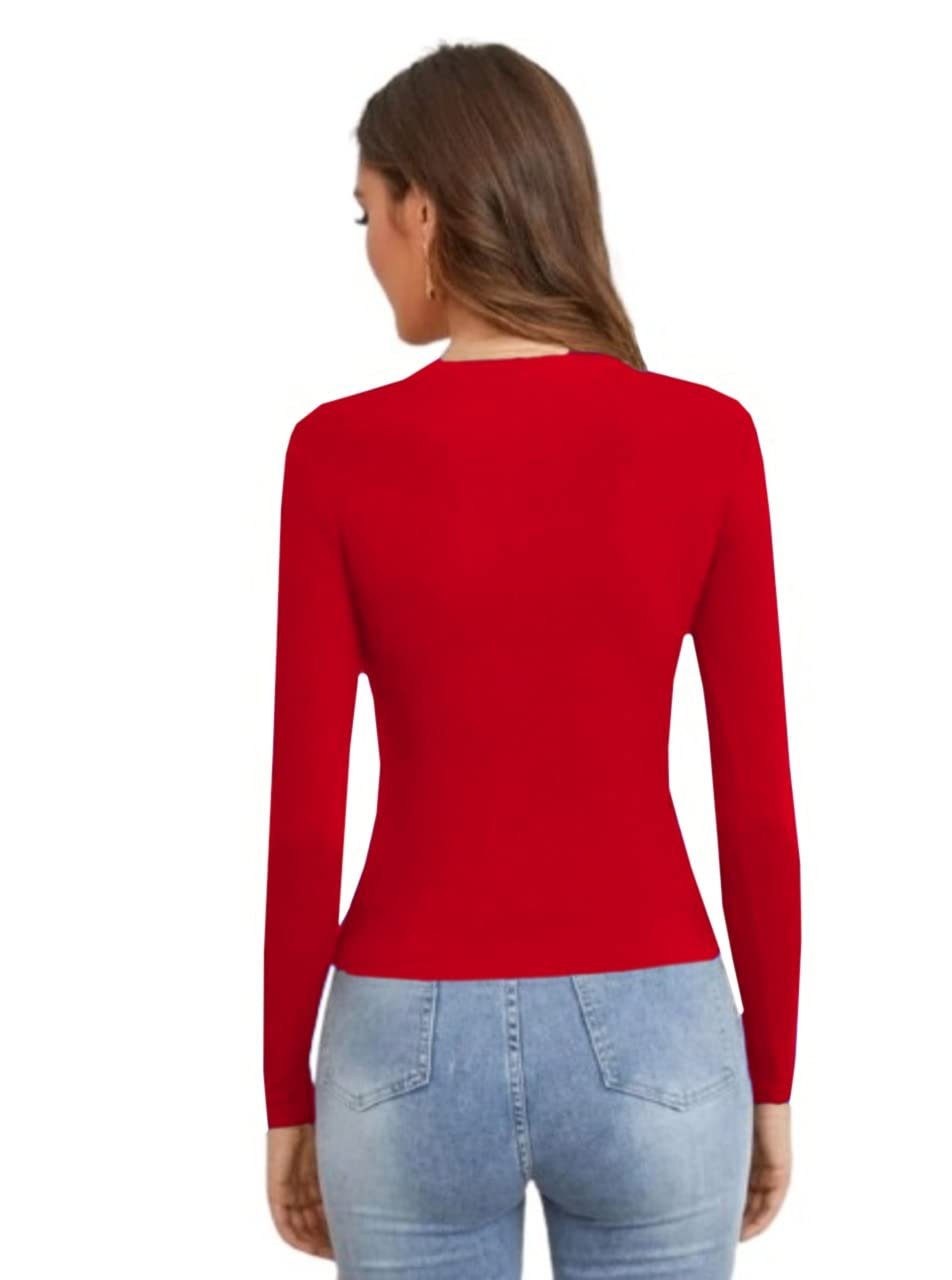 Dream Beauty Fashion Women's Long-Sleeve Round-Neck Top - Image 32