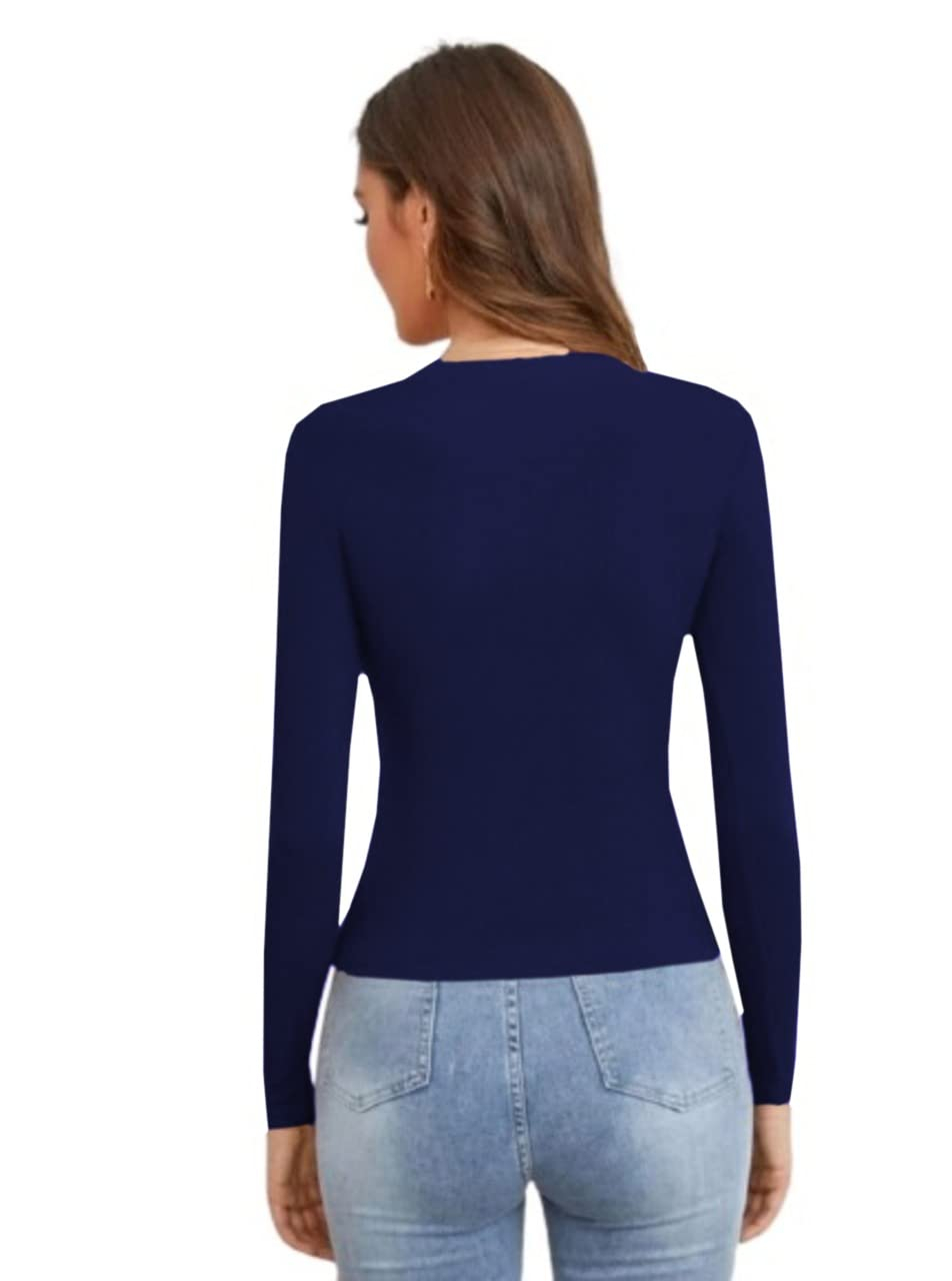Dream Beauty Fashion Women's Long-Sleeve Round-Neck Top - Image 42