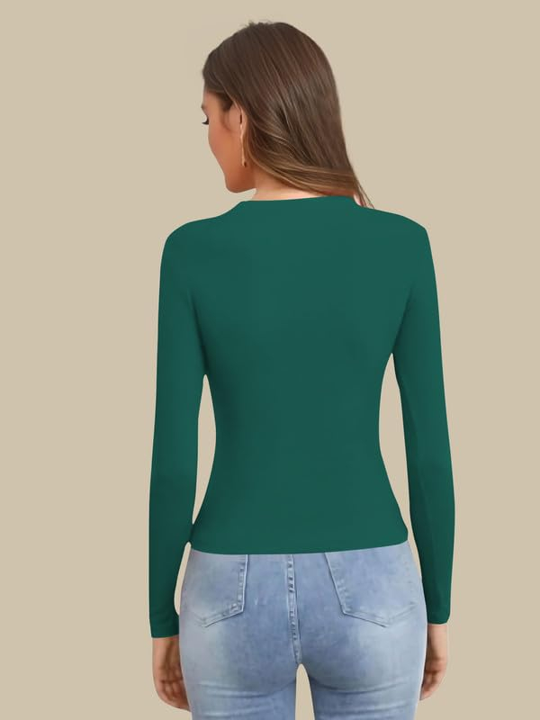 Dream Beauty Fashion Women's Long-Sleeve Round-Neck Top - Image 49