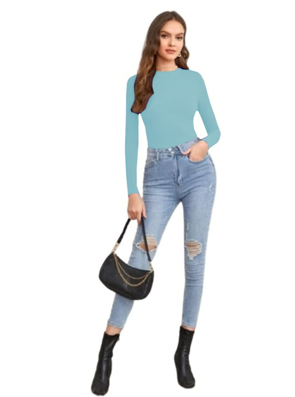 Dream Beauty Fashion Women's Long-Sleeve Round-Neck Top - Image 53