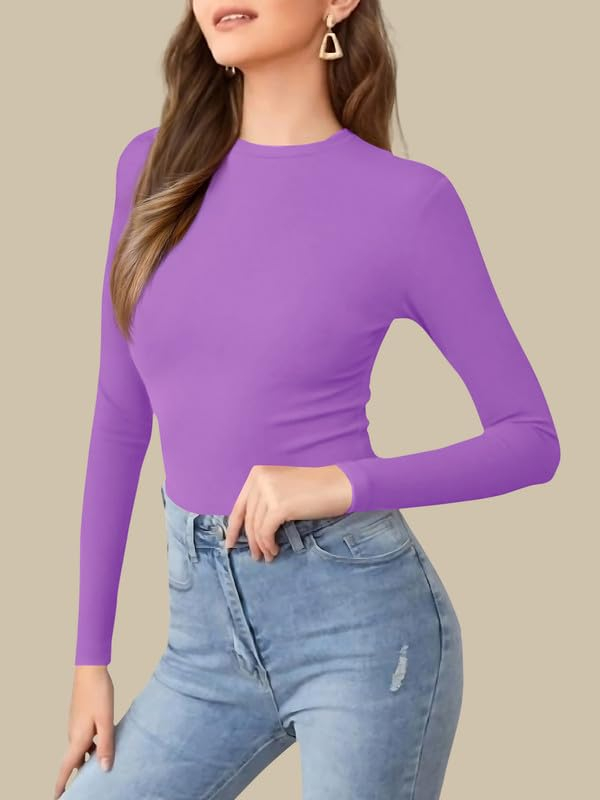 Dream Beauty Fashion Women's Long-Sleeve Round-Neck Top - Image 63