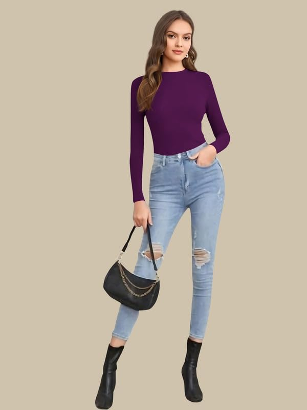 Dream Beauty Fashion Women's Long-Sleeve Round-Neck Top - Image 72