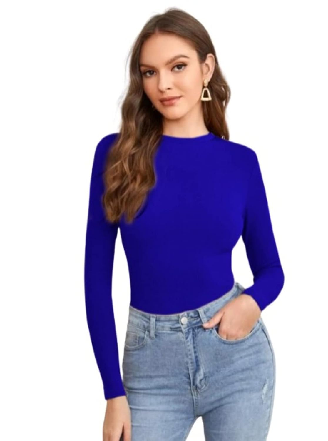 Dream Beauty Fashion Women's Long-Sleeve Round-Neck Top - Image 76