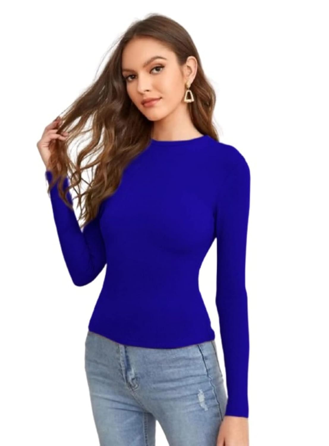 Dream Beauty Fashion Women's Long-Sleeve Round-Neck Top - Image 77