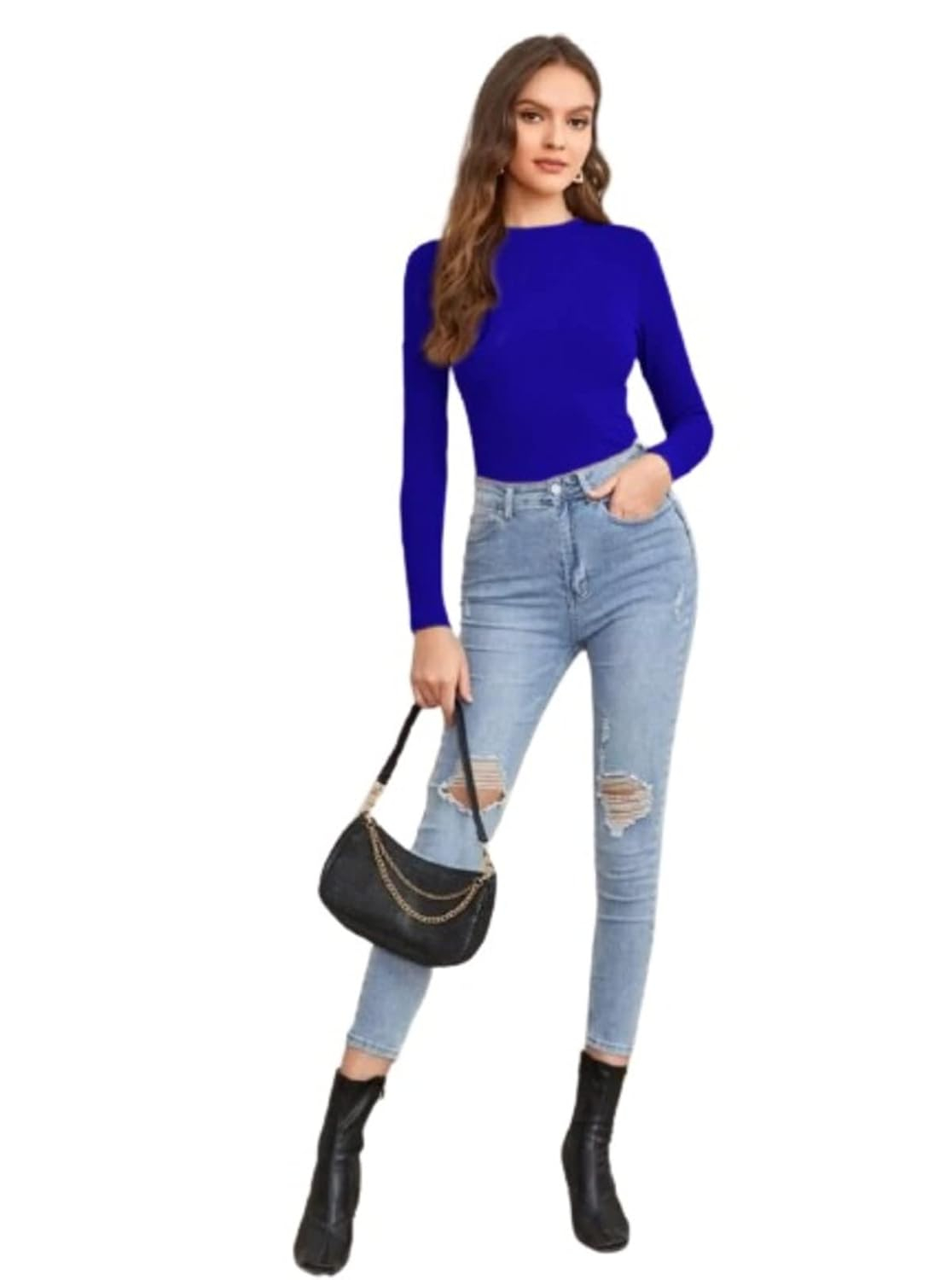 Dream Beauty Fashion Women's Long-Sleeve Round-Neck Top - Image 79