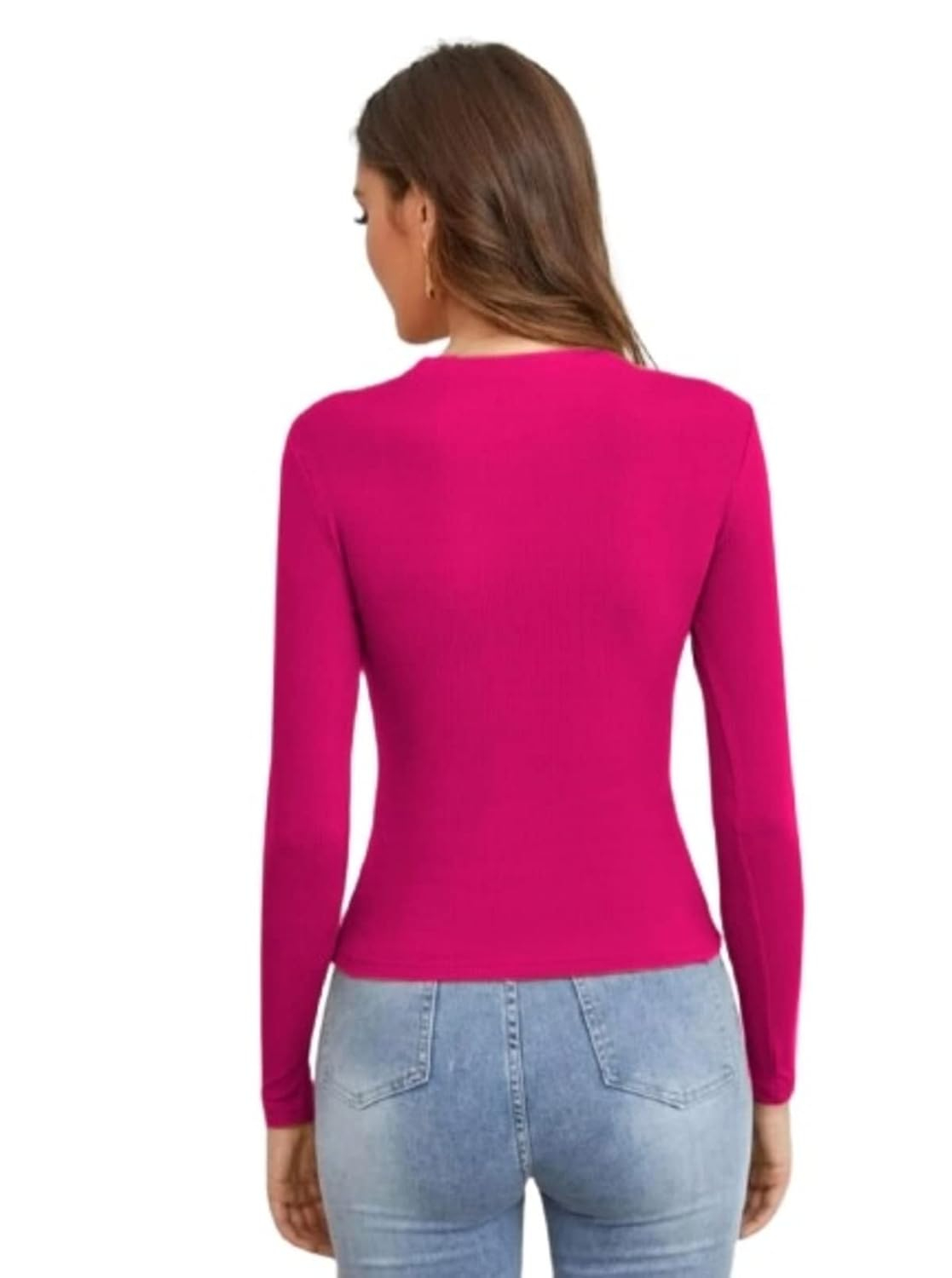 Dream Beauty Fashion Women's Long-Sleeve Round-Neck Top - Image 82