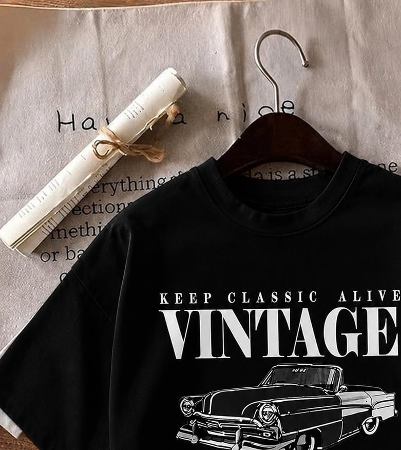 Jawdrobe Women's Vintage-Print Oversized T-Shirt - Image 20