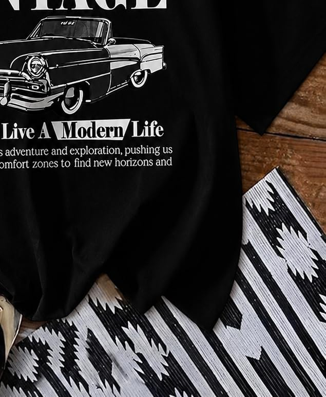Jawdrobe Women's Vintage-Print Oversized T-Shirt - Image 21