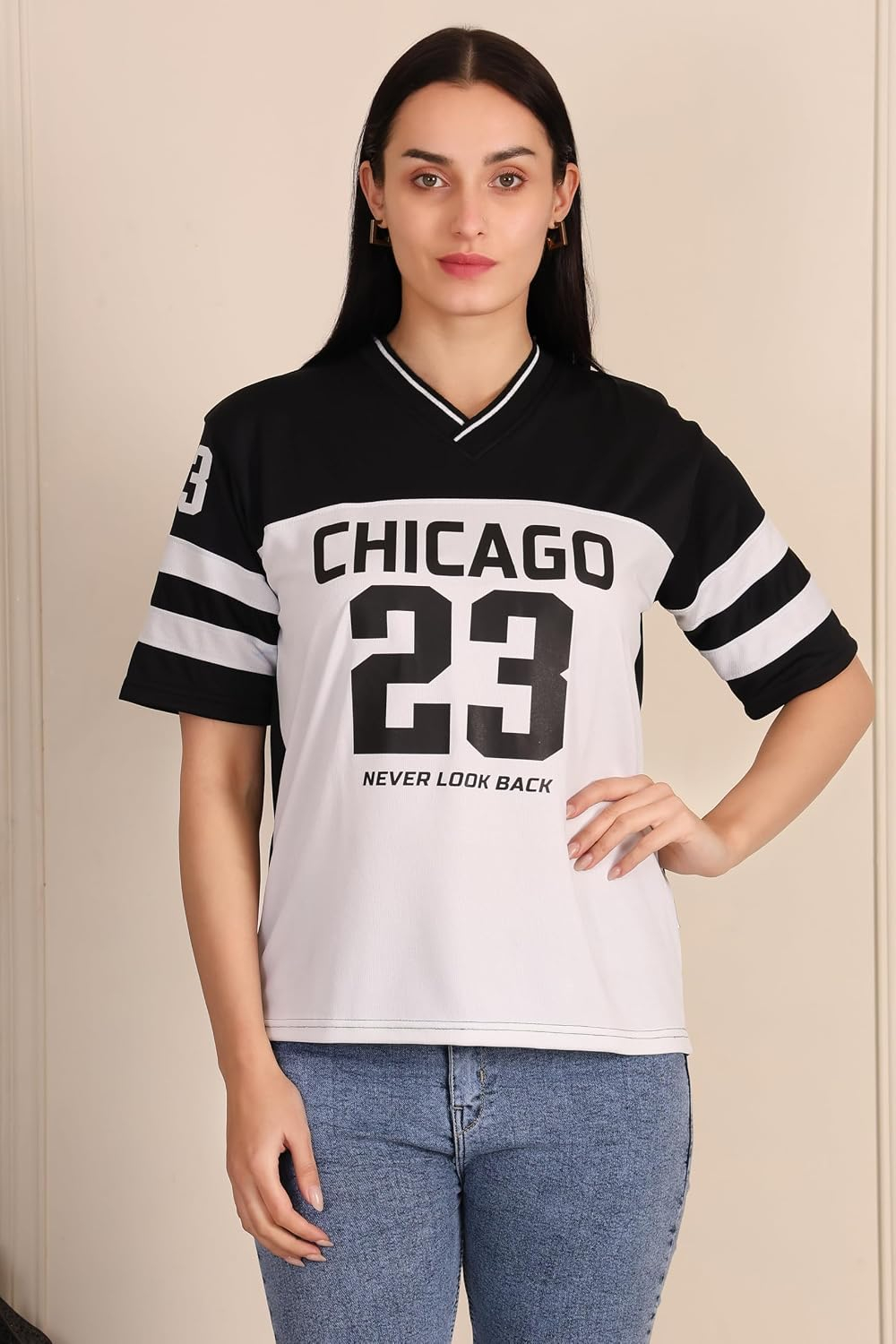 BLACKSTEP Women's Drop-Shoulder Cotton Jersey T-Shirt - Image 3