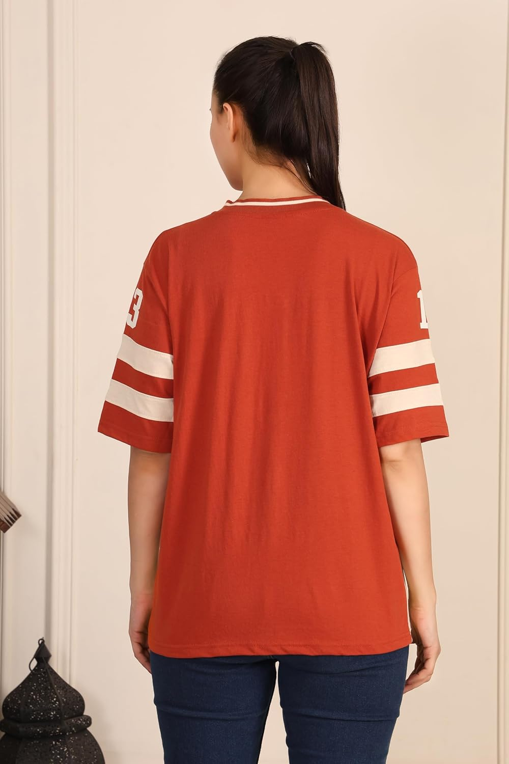 BLACKSTEP Women's Drop-Shoulder Cotton Jersey T-Shirt - Image 19