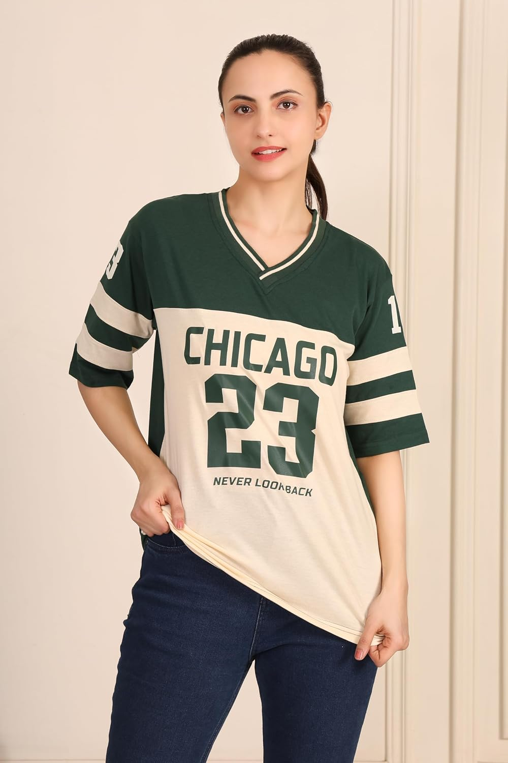 BLACKSTEP Women's Drop-Shoulder Cotton Jersey T-Shirt - Image 50