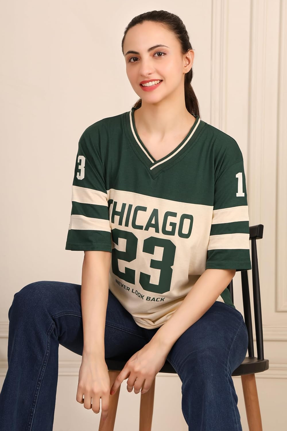 BLACKSTEP Women's Drop-Shoulder Cotton Jersey T-Shirt - Image 54