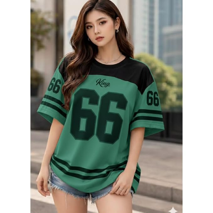 BLACKSTEP Women's Drop-Shoulder Cotton Jersey T-Shirt - Image 57