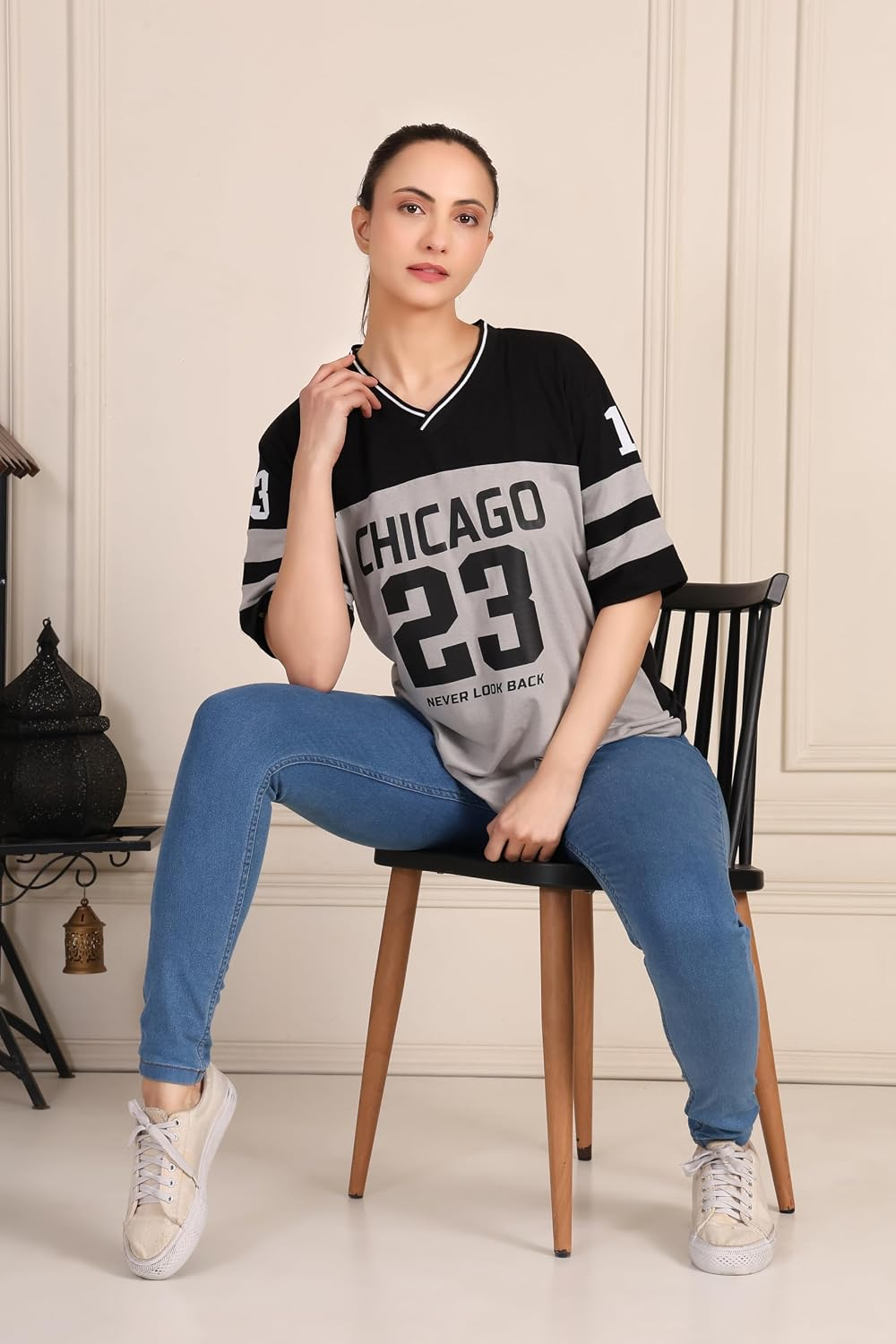 BLACKSTEP Women's Drop-Shoulder Cotton Jersey T-Shirt - Image 71