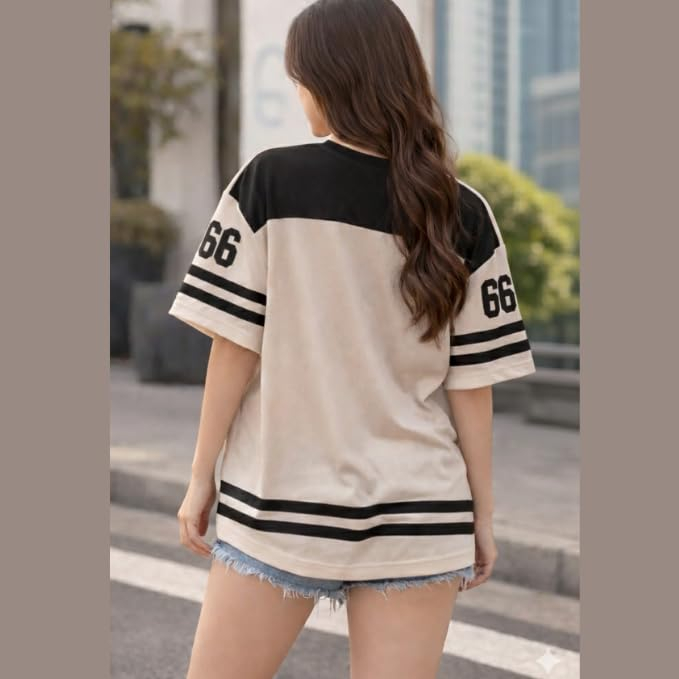 BLACKSTEP Women's Drop-Shoulder Cotton Jersey T-Shirt - Image 85