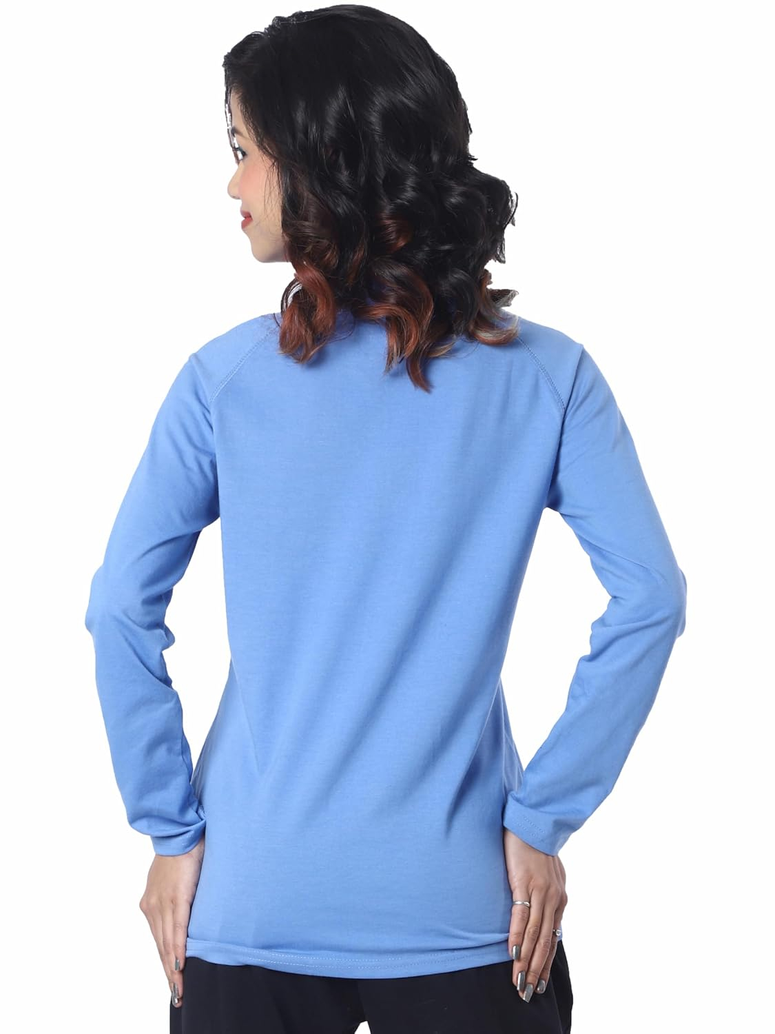 London Hills Women's Long-Sleeve Zip-Neck T-Shirt - Image 16