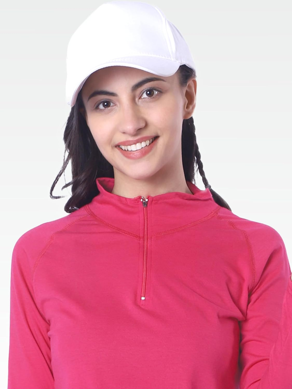 London Hills Women's Long-Sleeve Zip-Neck T-Shirt - Image 33
