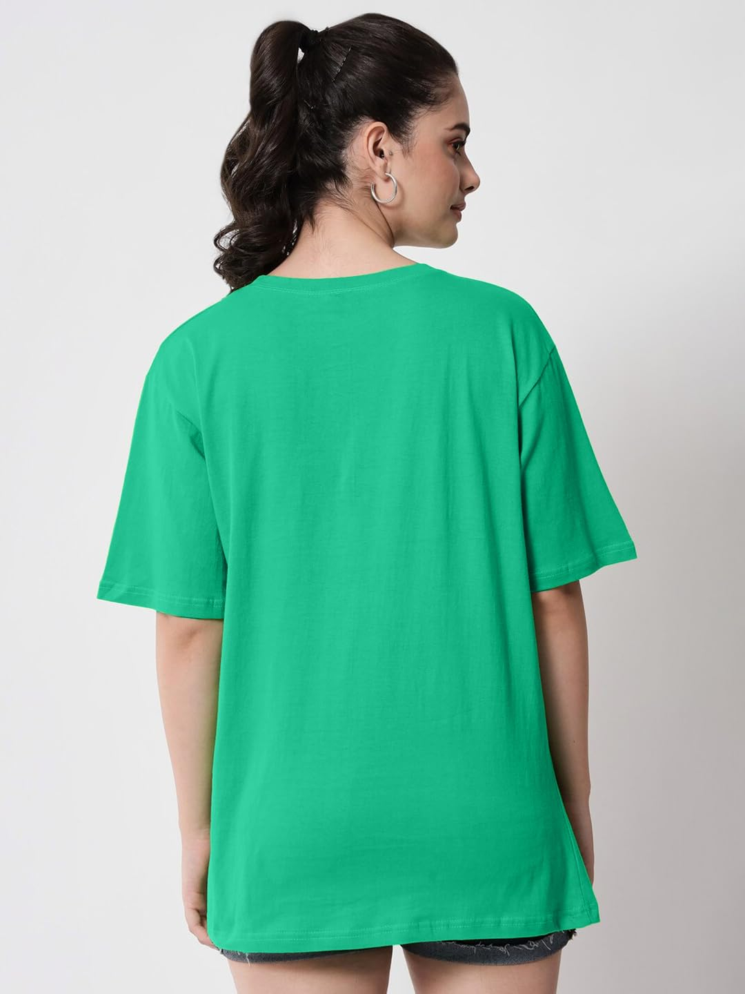 LEOTUDE Women's Boston-Print Drop-Shoulder T-Shirt - Image 36