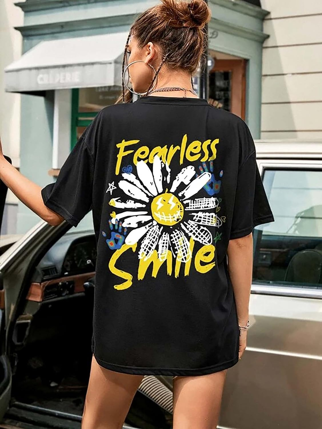 London Hills Women's Printed Oversized T-Shirts - Pack of 3 - Image 20