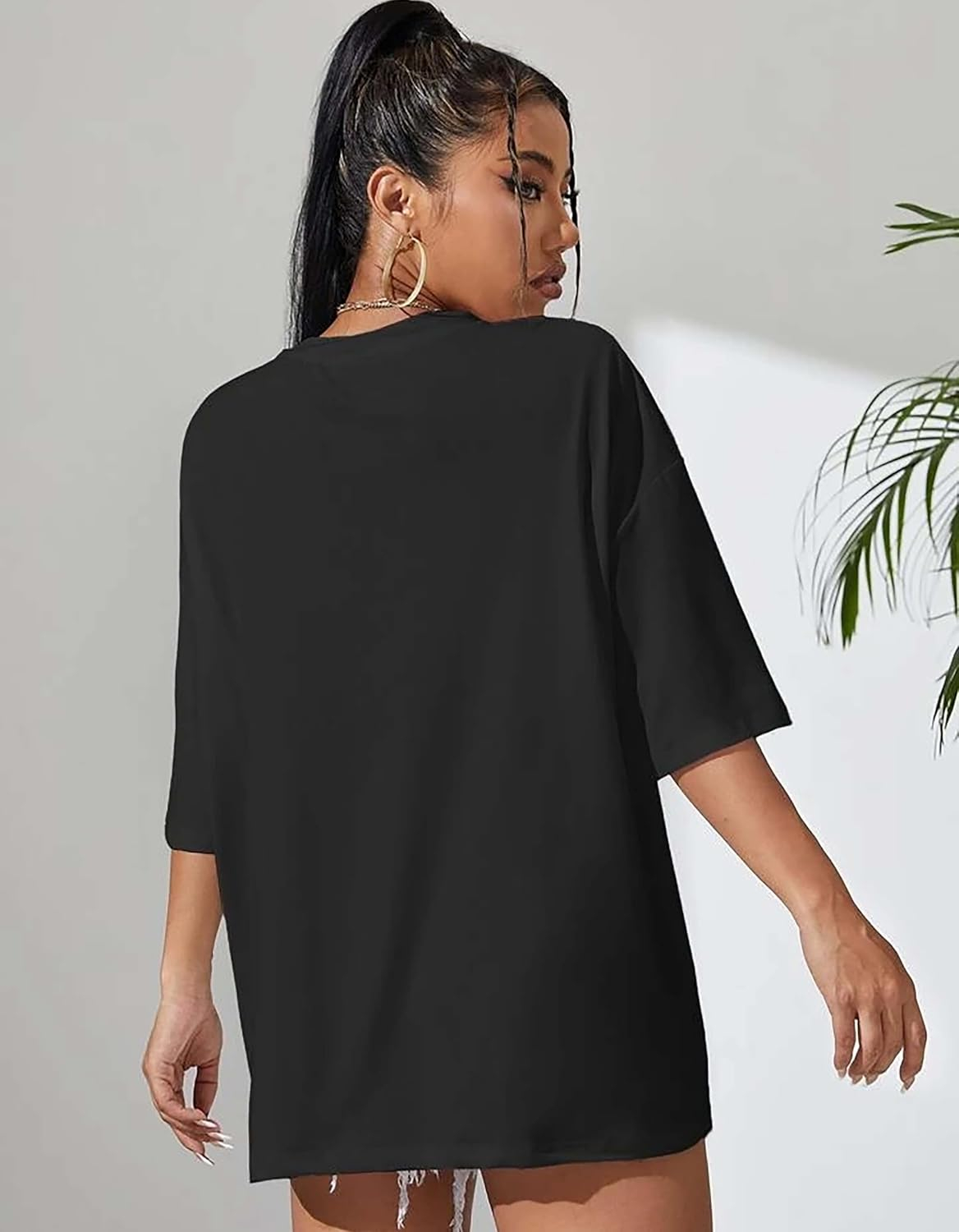 London Hills Women's Printed Oversized T-Shirts - Pack of 3 - Image 53