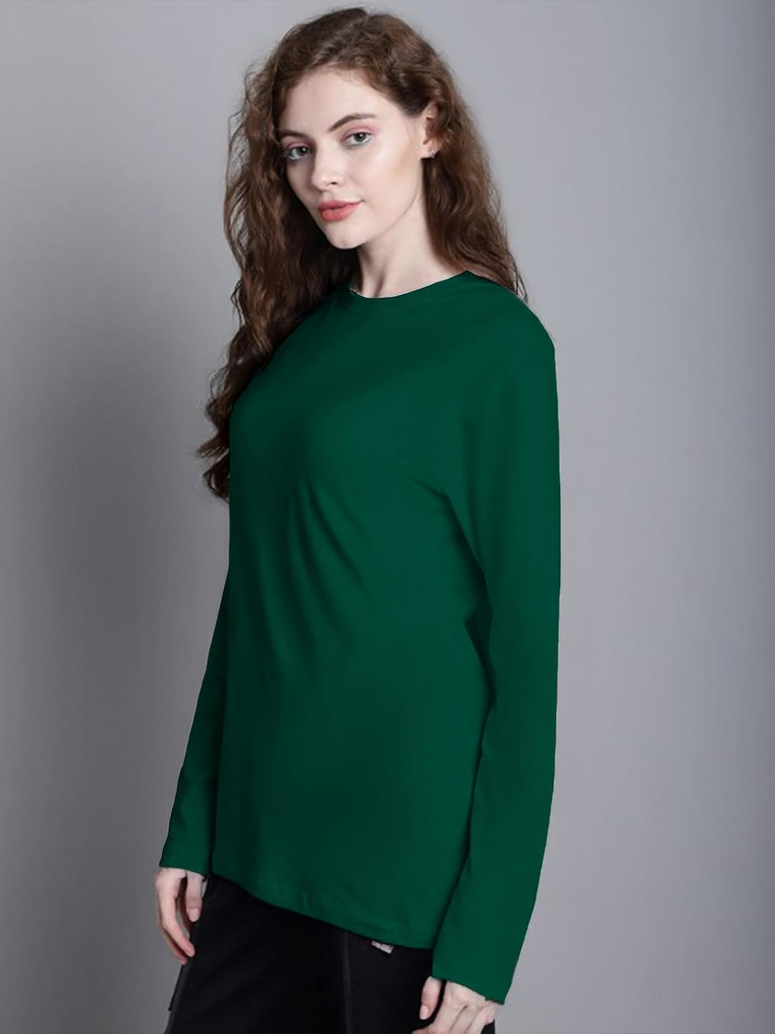 JUNEBERRY Women's Cotton Long-Sleeve Crew-Neck T-Shirt - Image 24