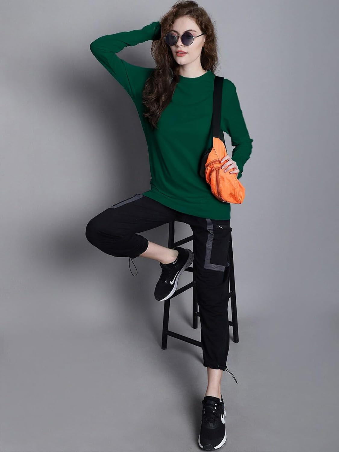 JUNEBERRY Women's Cotton Long-Sleeve Crew-Neck T-Shirt - Image 25