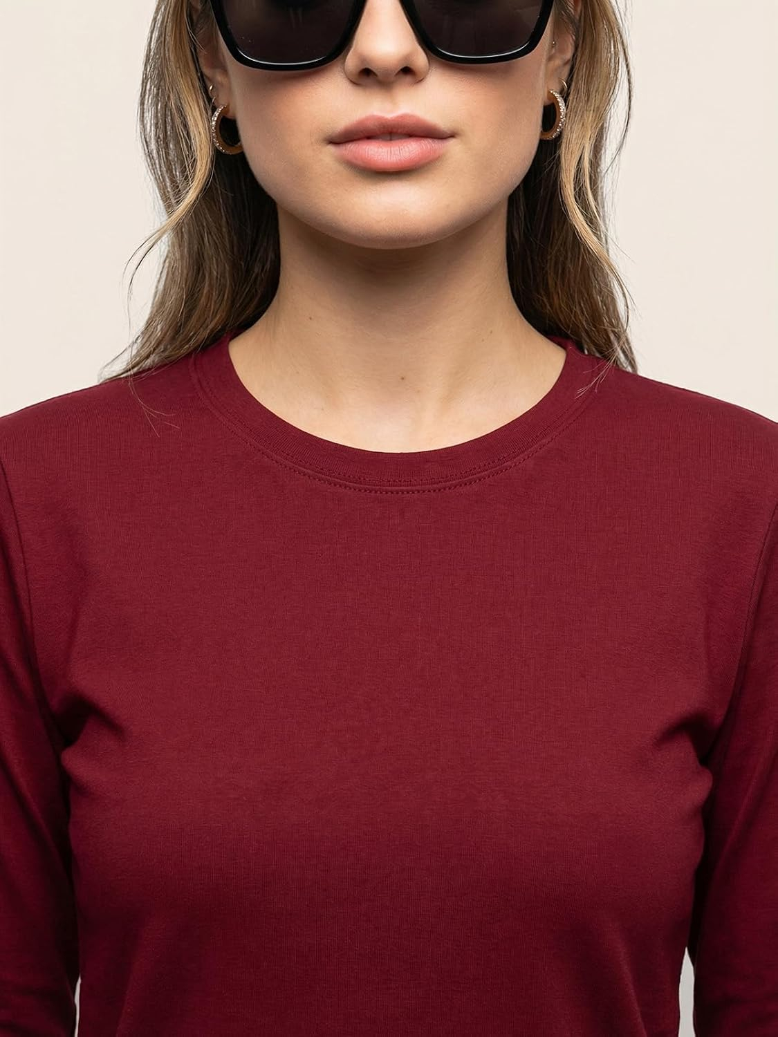 JUNEBERRY Women's Cotton Long-Sleeve Crew-Neck T-Shirt - Image 30