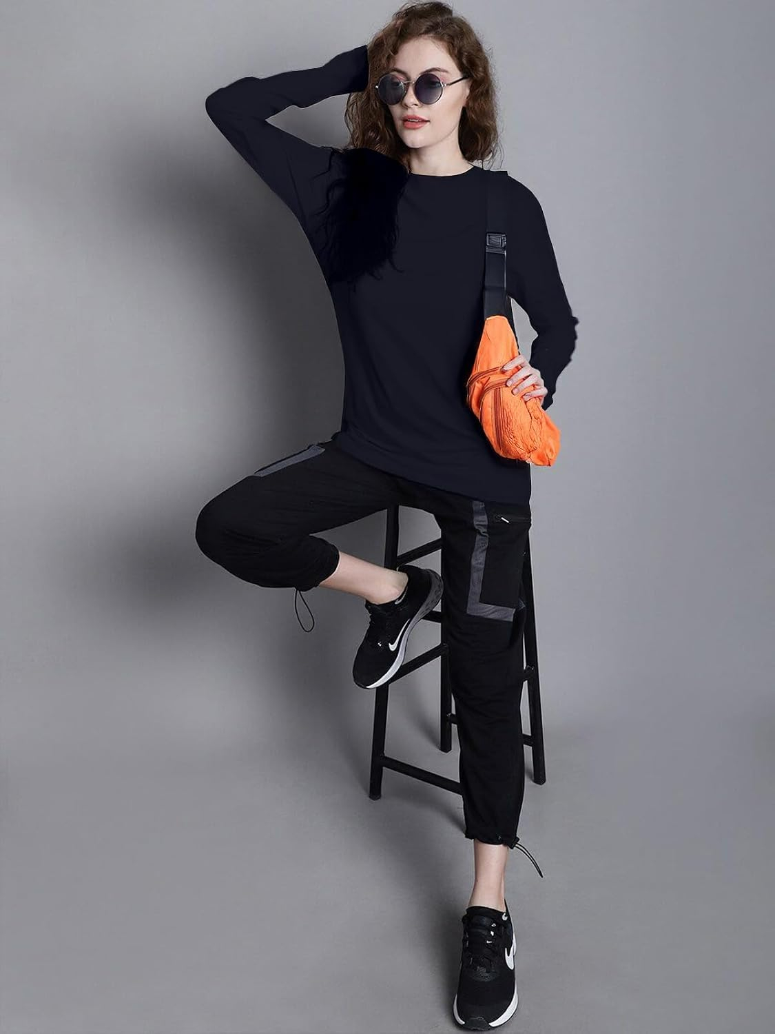 JUNEBERRY Women's Cotton Long-Sleeve Crew-Neck T-Shirt - Image 36