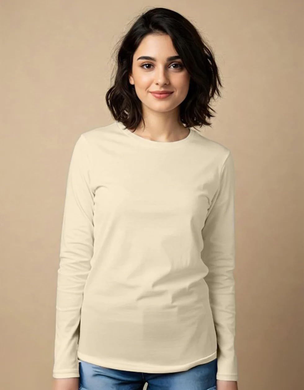 JUNEBERRY Women's Cotton Long-Sleeve Crew-Neck T-Shirt - Image 45