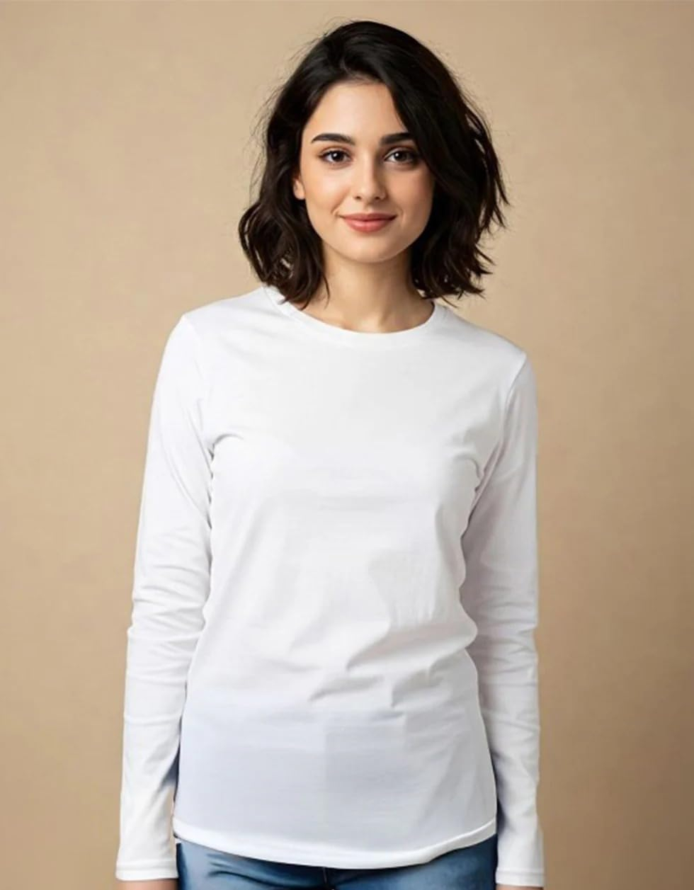 JUNEBERRY Women's Cotton Long-Sleeve Crew-Neck T-Shirt - Image 51