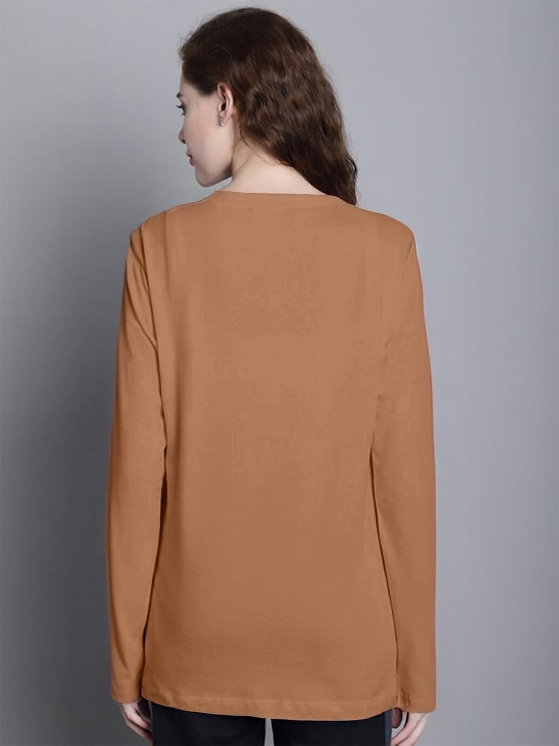 JUNEBERRY Women's Cotton Long-Sleeve Crew-Neck T-Shirt - Image 63
