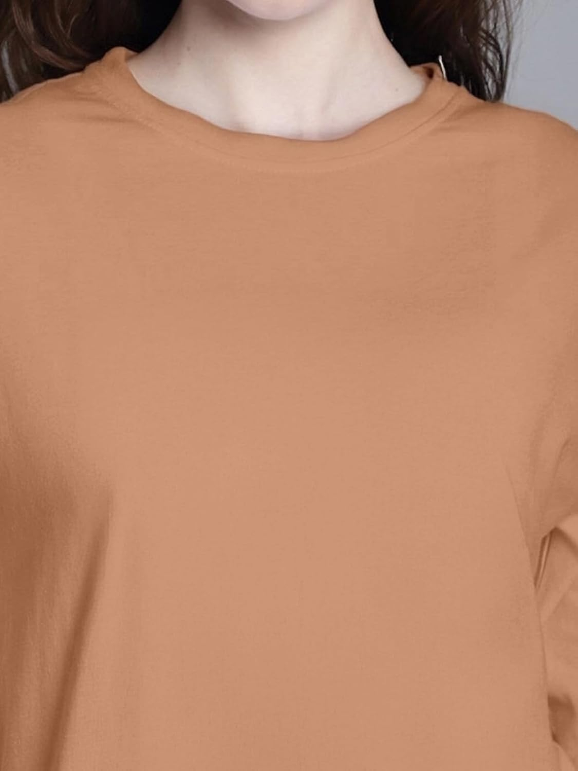 JUNEBERRY Women's Cotton Long-Sleeve Crew-Neck T-Shirt - Image 64