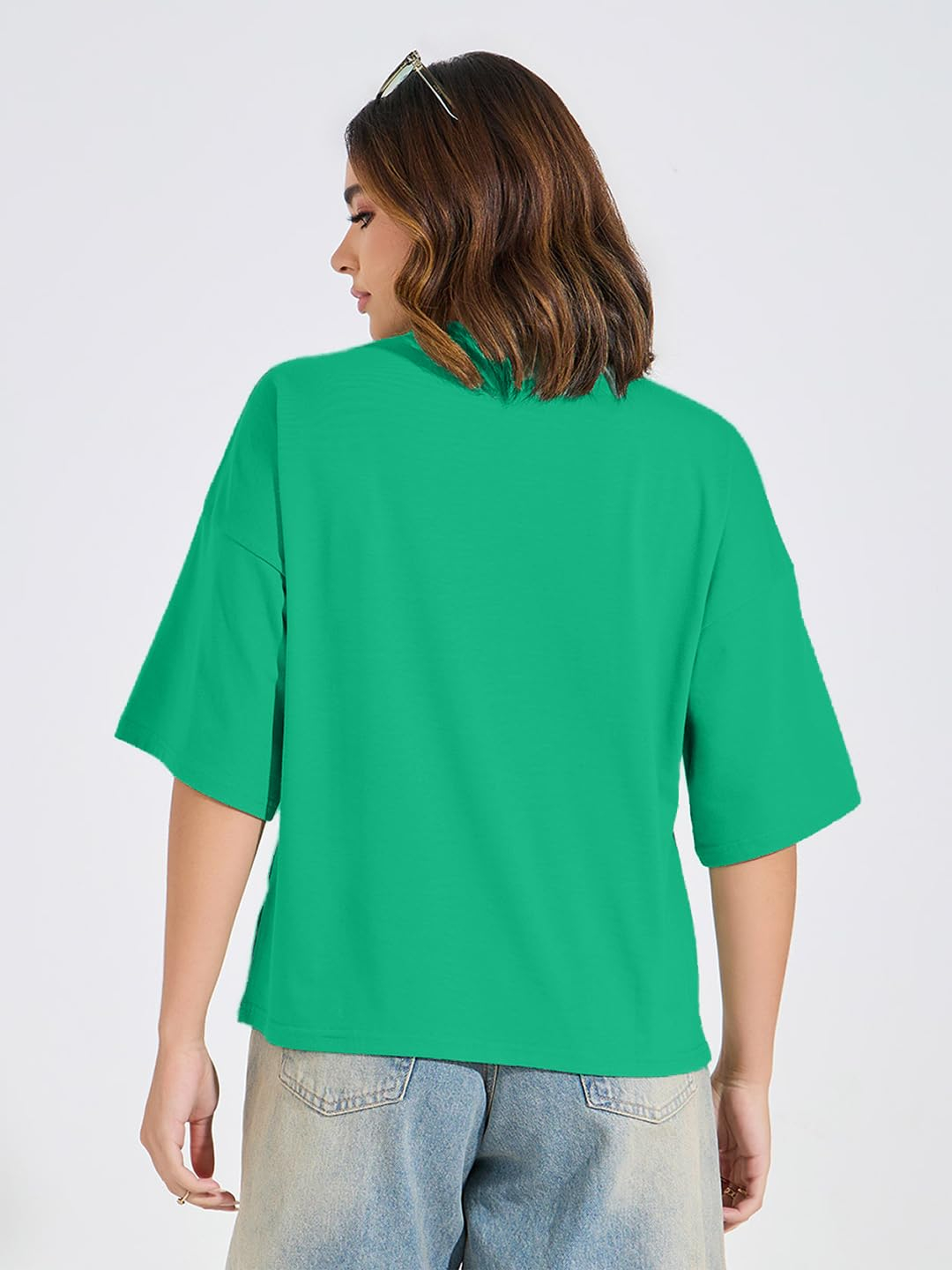 LEOTUDE Women's Beyond-Print Oversized T-Shirt - Image 24