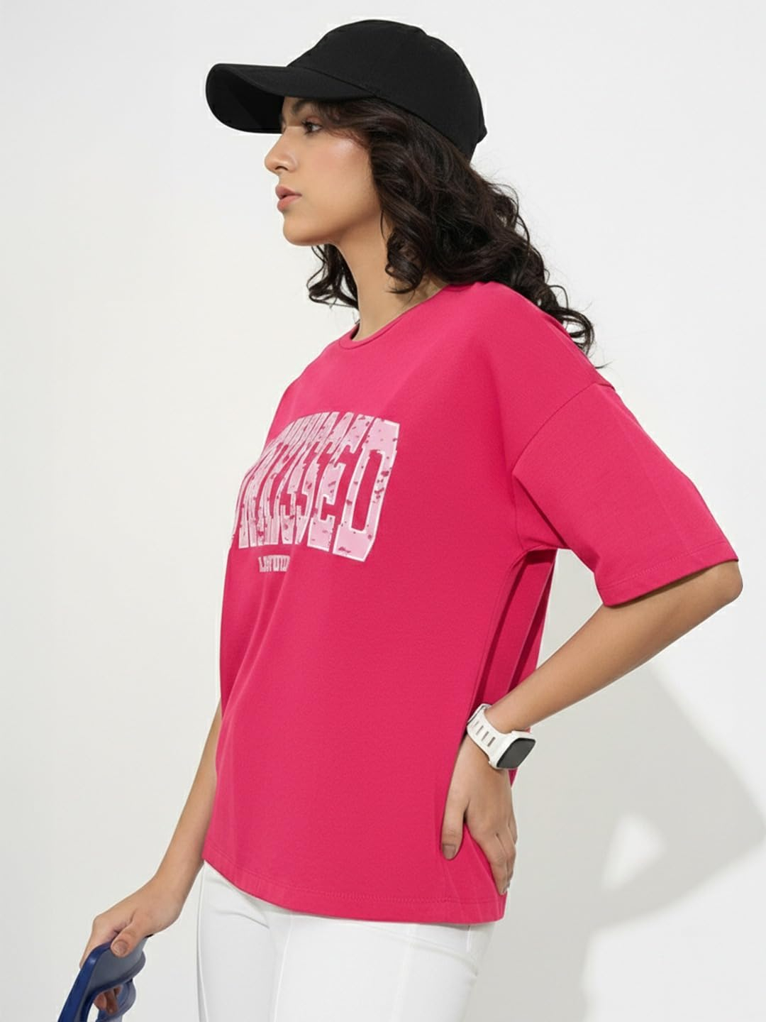 LEOTUDE Women's Beyond-Print Oversized T-Shirt - Image 36