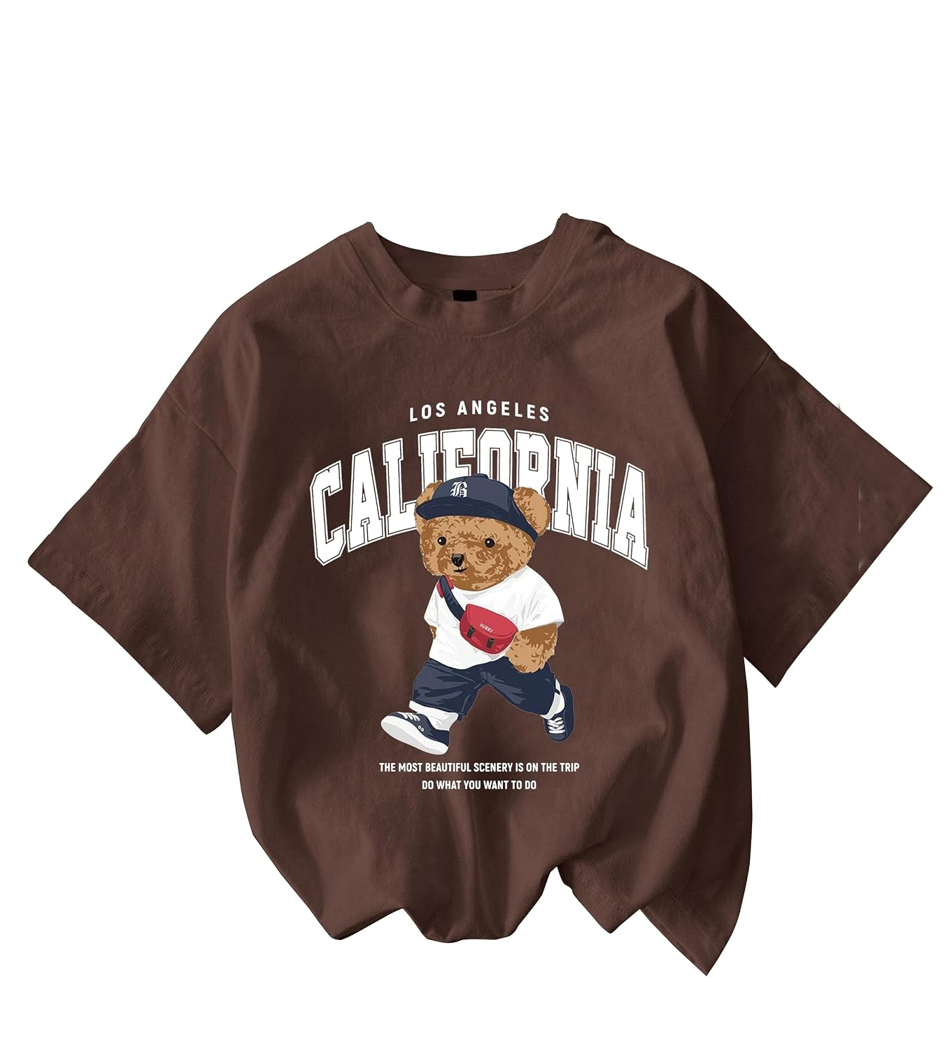 Jawdrobe Women's Cherry-Print Oversized T-Shirt - Image 52