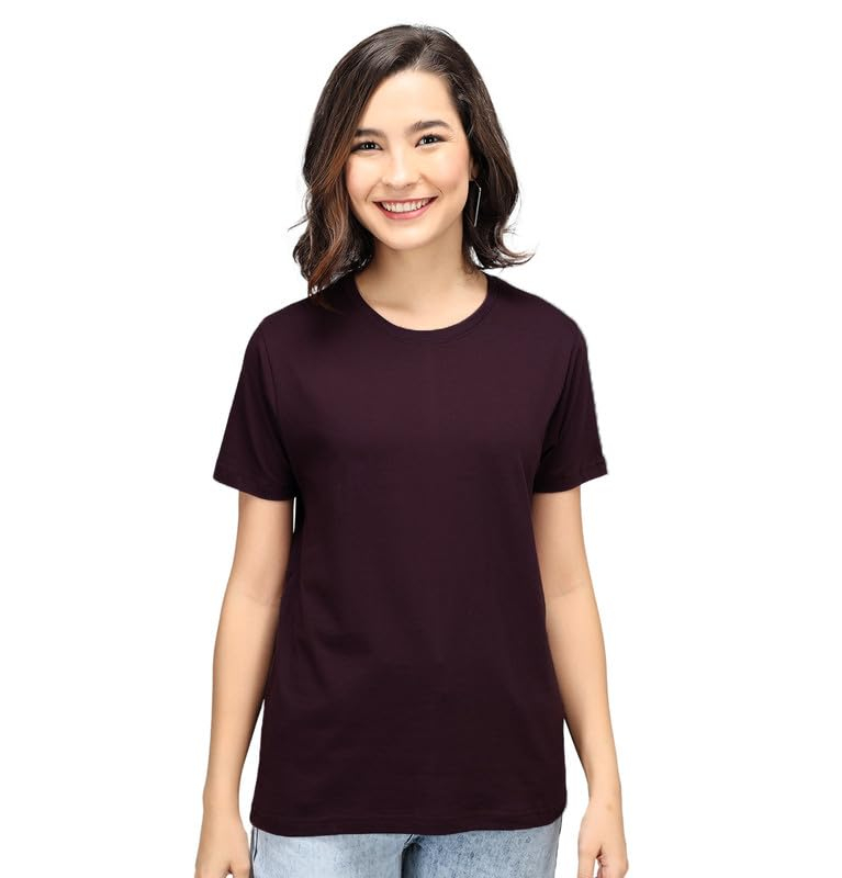 Sleepynuts Women's Solid Round-Neck T-Shirts - Pack of 4 - Image 8