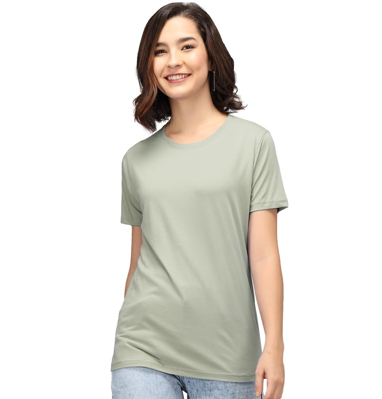 Sleepynuts Women's Solid Round-Neck T-Shirts - Pack of 4 - Image 18