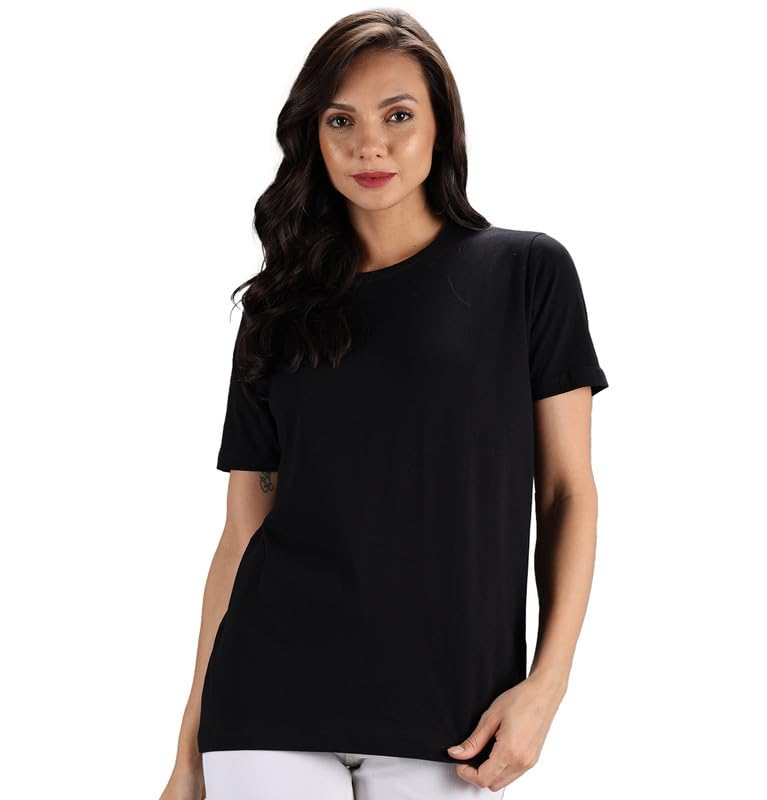 Sleepynuts Women's Solid Round-Neck T-Shirts - Pack of 4 - Image 32