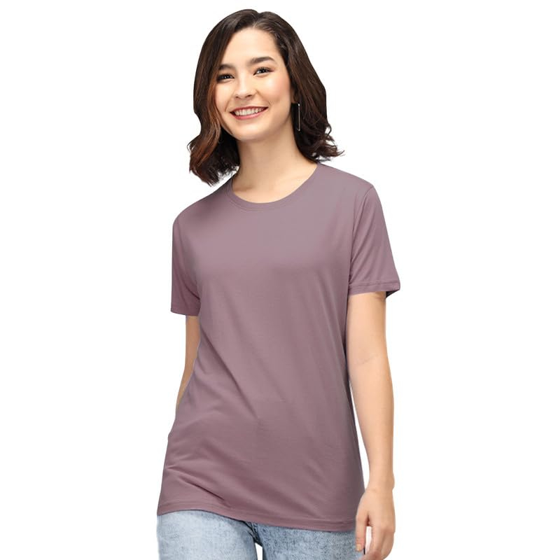 Sleepynuts Women's Solid Round-Neck T-Shirts - Pack of 4 - Image 55