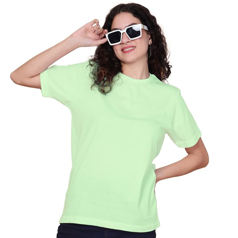 Sleepynuts Women's Solid Round-Neck T-Shirts - Pack of 4 - Image 59