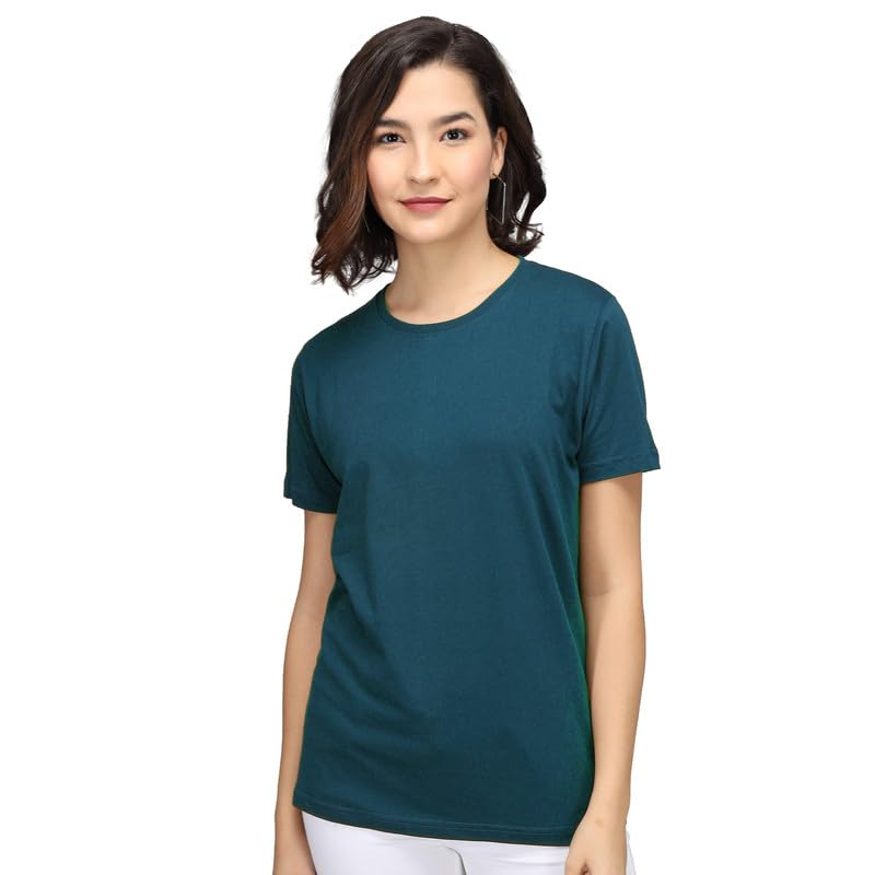 Sleepynuts Women's Solid Round-Neck T-Shirts - Pack of 4 - Image 63
