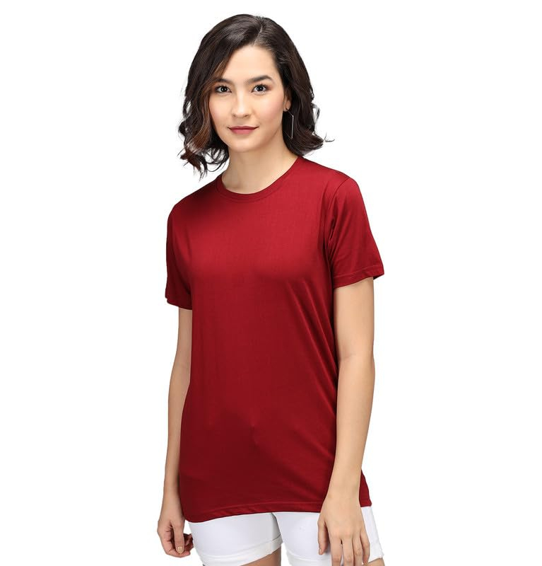 Sleepynuts Women's Solid Round-Neck T-Shirts - Pack of 4 - Image 73