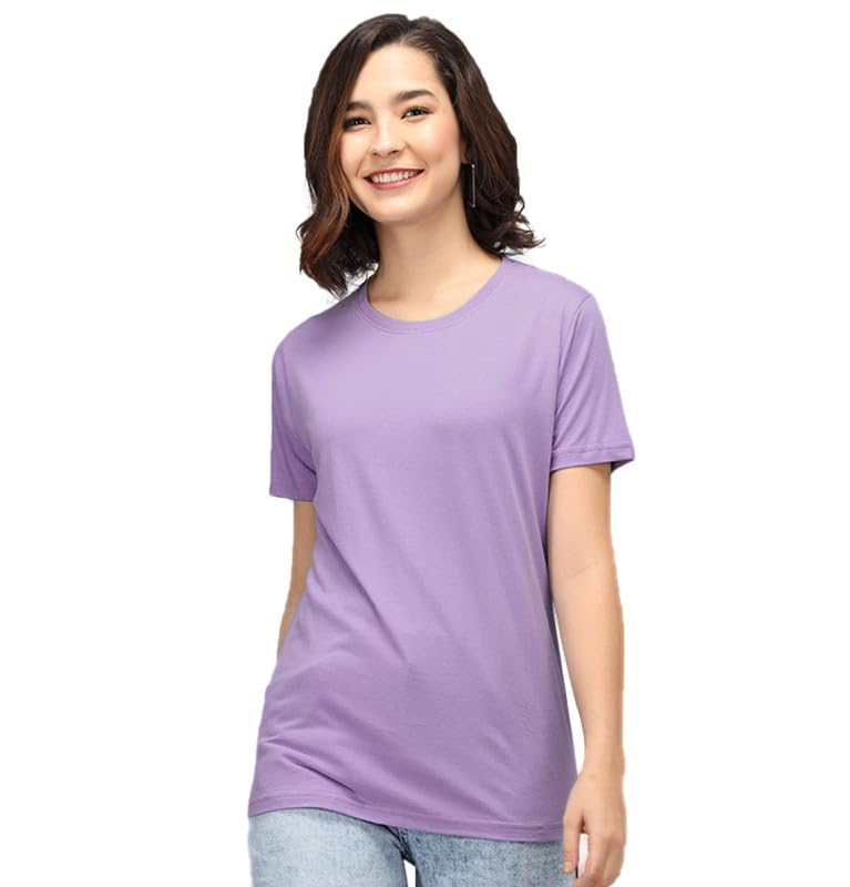 Sleepynuts Women's Solid Round-Neck T-Shirts - Pack of 4 - Image 77