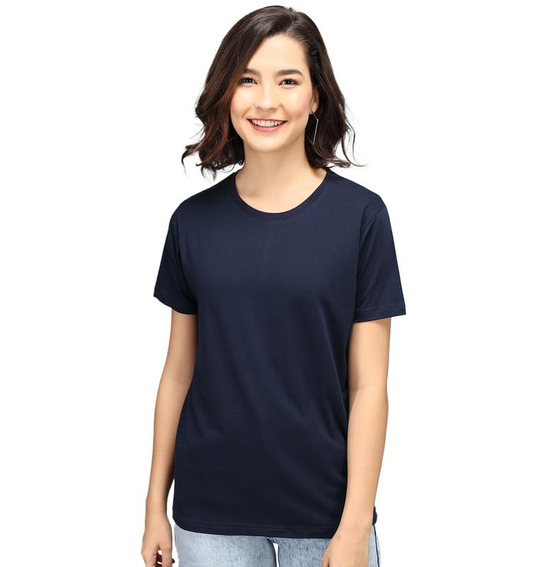 Sleepynuts Women's Solid Round-Neck T-Shirts - Pack of 4 - Image 92